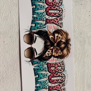 UVDTF Mama transfer stickers